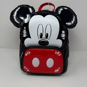 Loungefly Mickey Mouse Backpack - Black, White, and Red